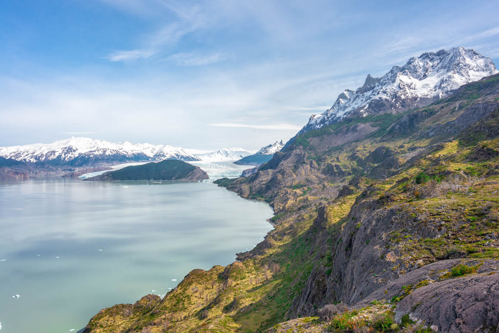The Stunning landscapes on the W Trek looking out at Glacier Grey