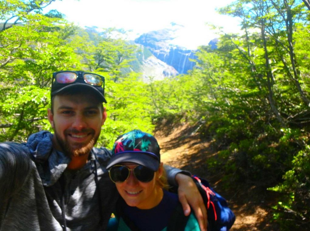 at the beginning of the cerro tronador trAIL