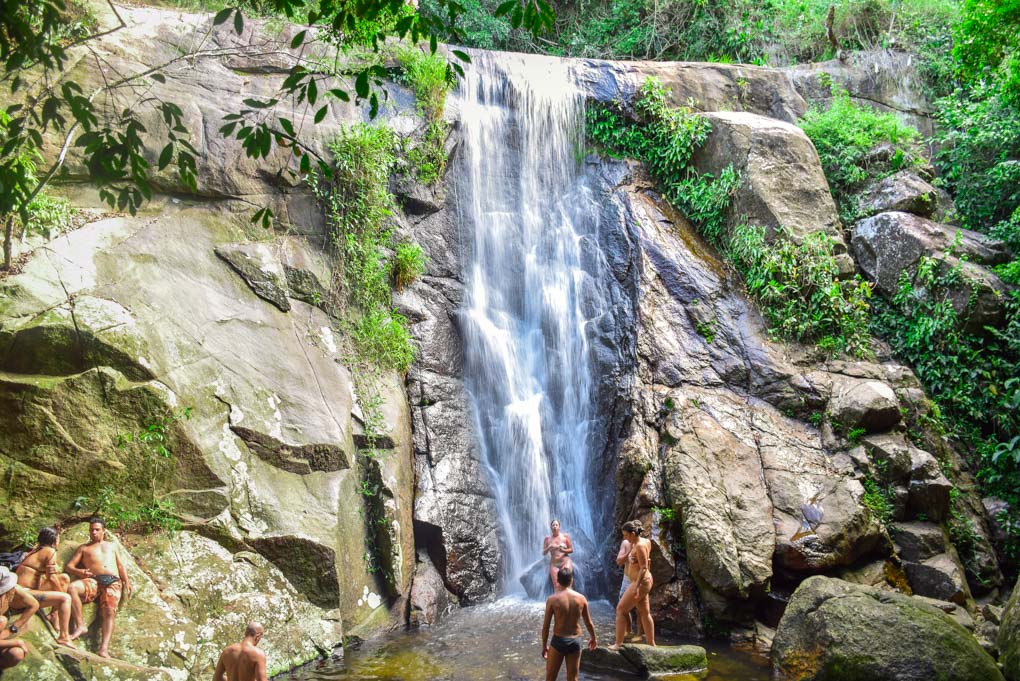 Cachoeira da Feiticeira Waterfall on Ilha Grande