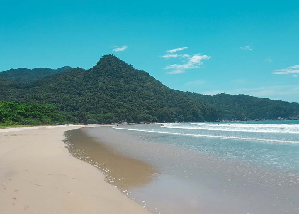 Dois Rios Beach on Ilha Grande, Brazil