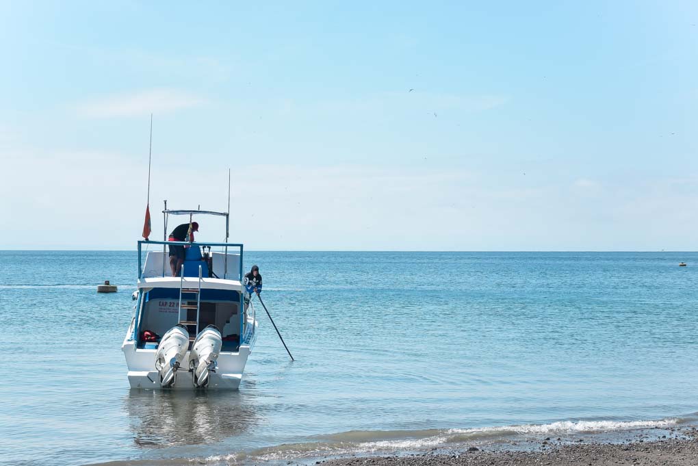 Our boat that took us to the poor mans Galapagos