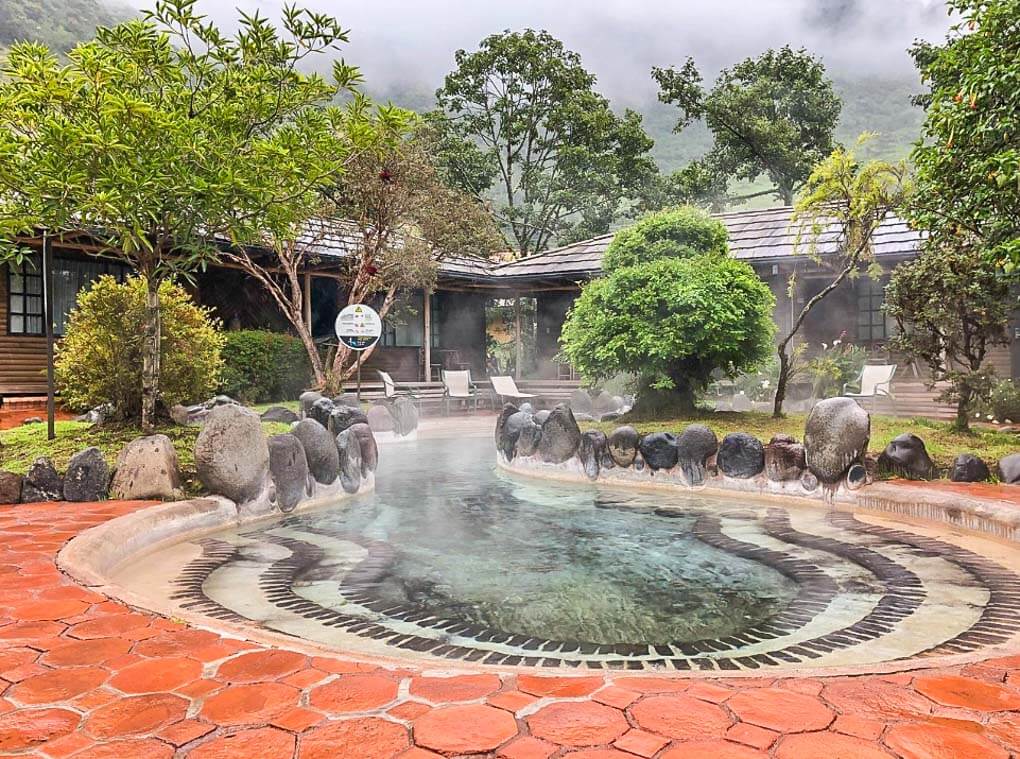 One of the pools at Papallacta Hot Springs near Quito