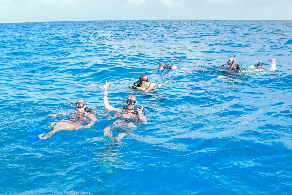 scuba diving on san anres island