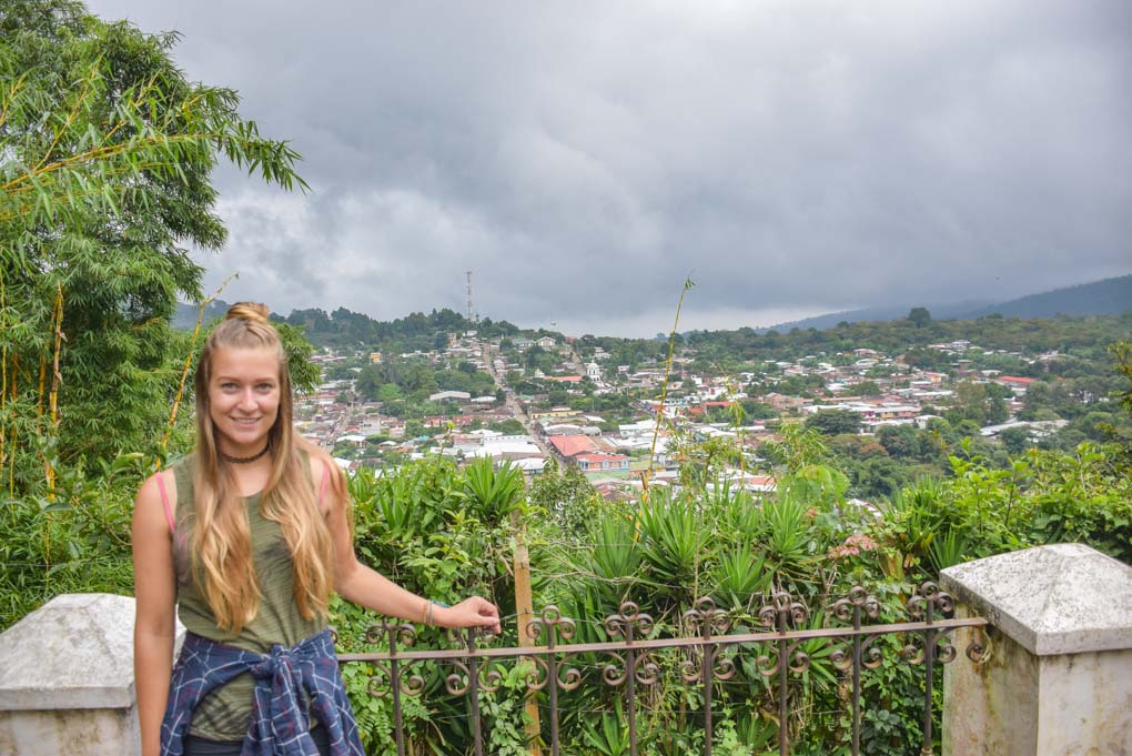 The lookout in the town of Ataco on the Ruta de las Flores