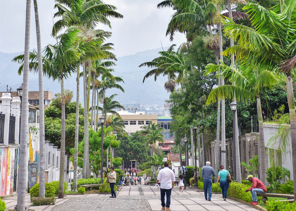 The beautiful streets of San Jose, Costa Rica