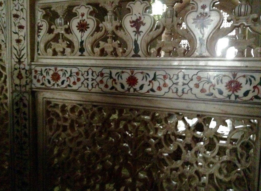 the taj mahal in agra is beautiful