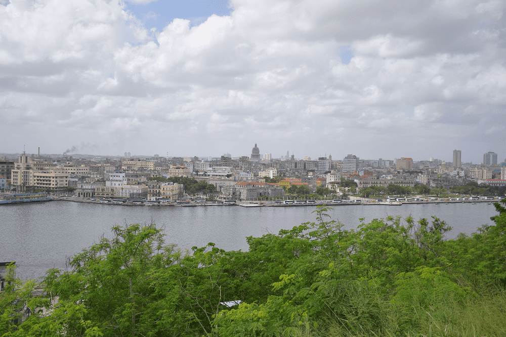 The view of Havana from the Christ Statue