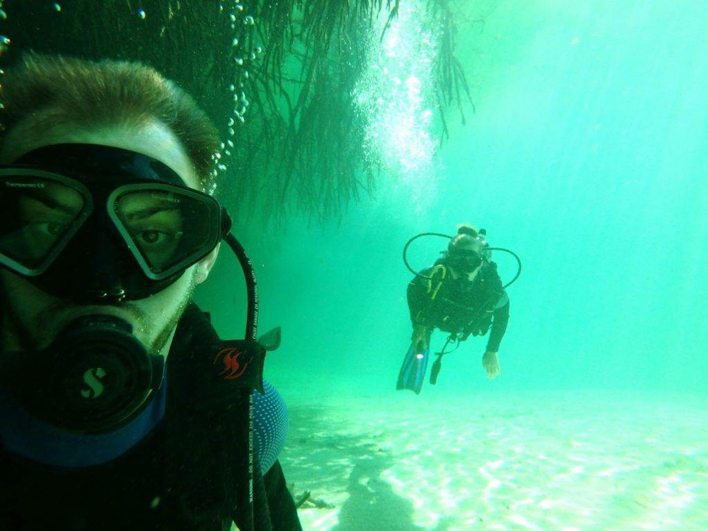 Diving in cenotes in Tulum