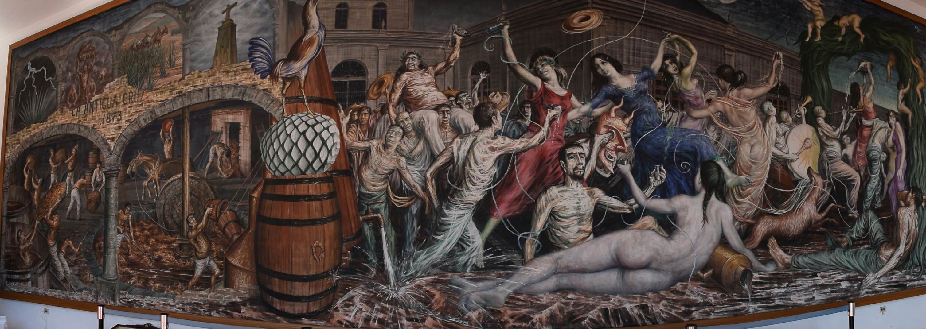 a famous painting in the town of Tequila