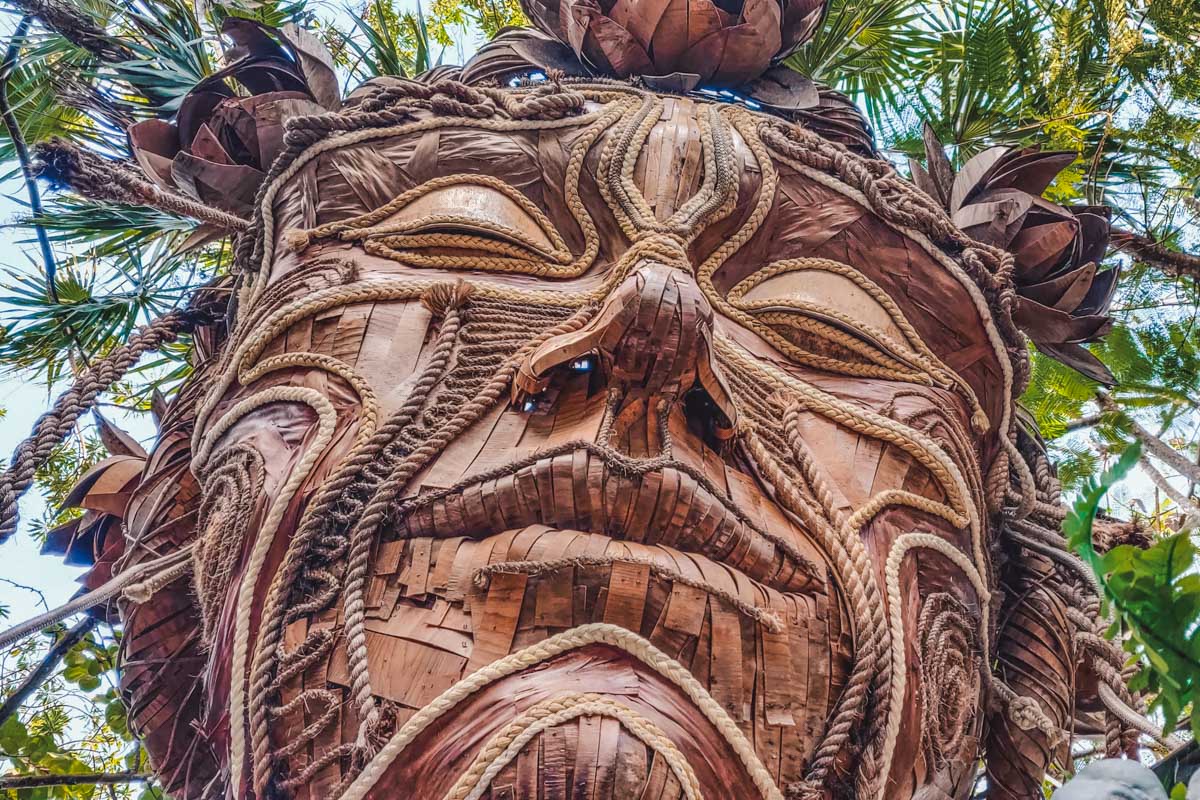 A statue in Tulum, Mexico