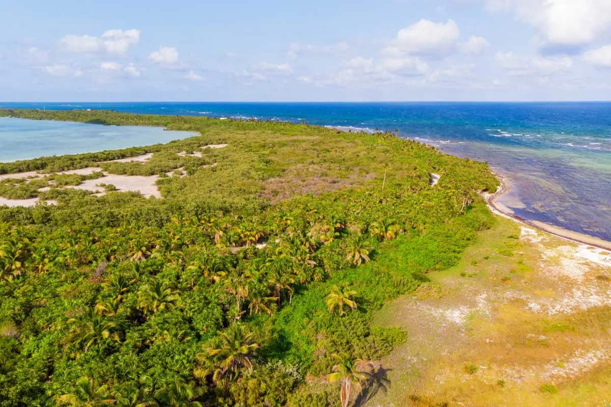 The Sian Ka'an Biosphere from above
