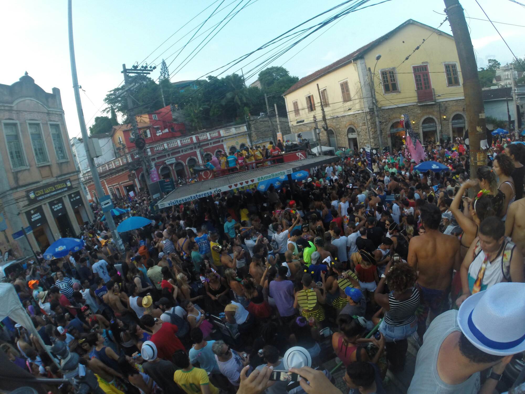 block party in rio during carnival