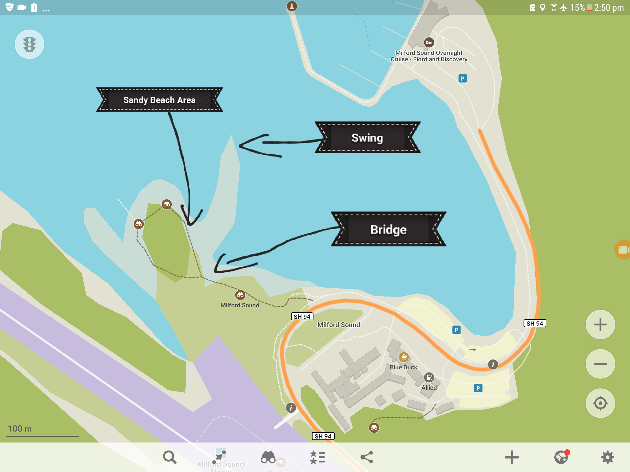 Milford Sound Swing Map