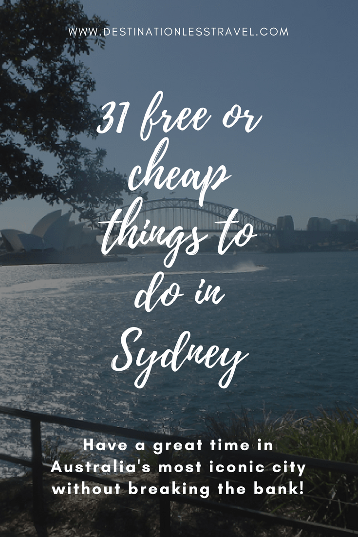 31 cheap things to do in sydney australia pinterest