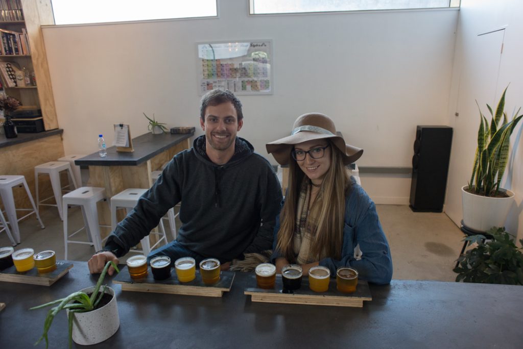 drinking craft beer in queenstown