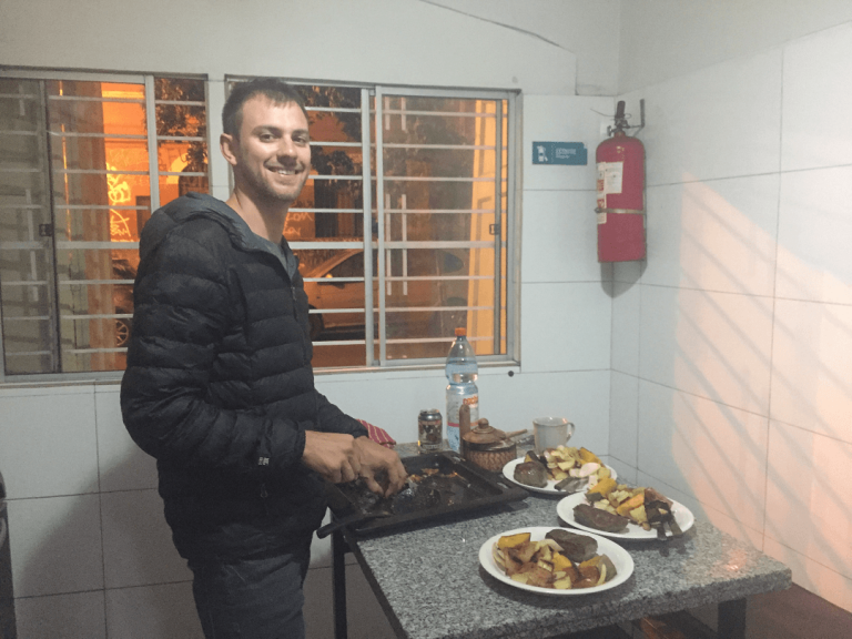 cooking in hostels isn't so bad