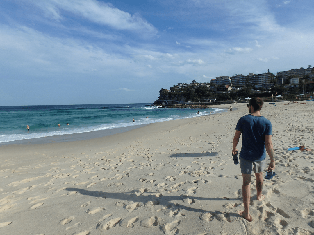 haning out at the beach in sydney