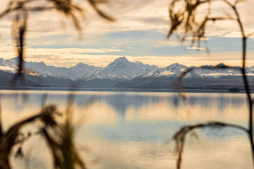 lake pukaki and mount cook