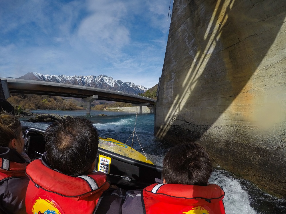 jet boating in queenstown was a thrill