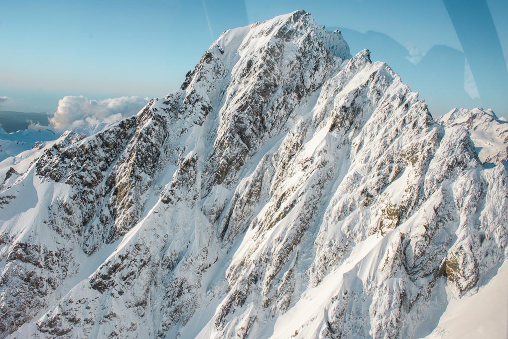 Another angle of Mount Cook on our scenic flight
