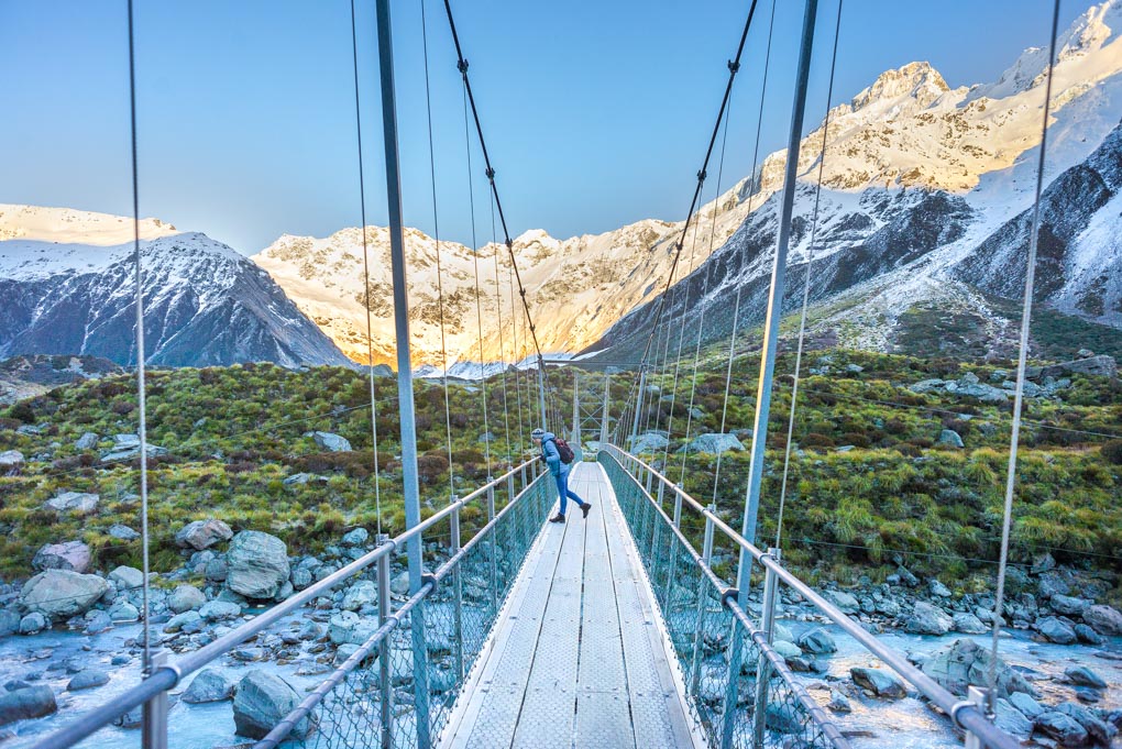 The hooker Valley Track, Mt Cook