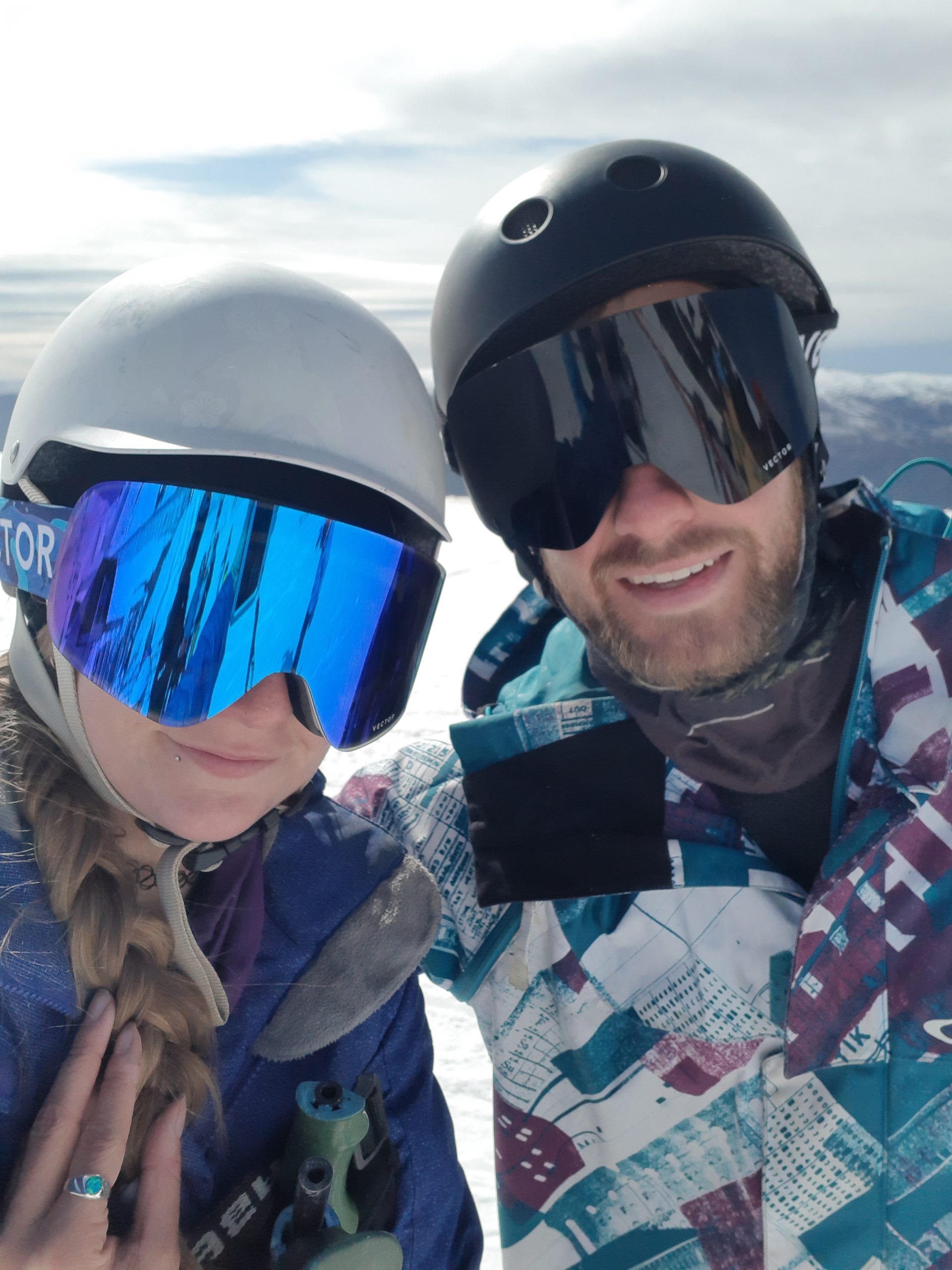 selfie at cardrona ski resort near wanaka