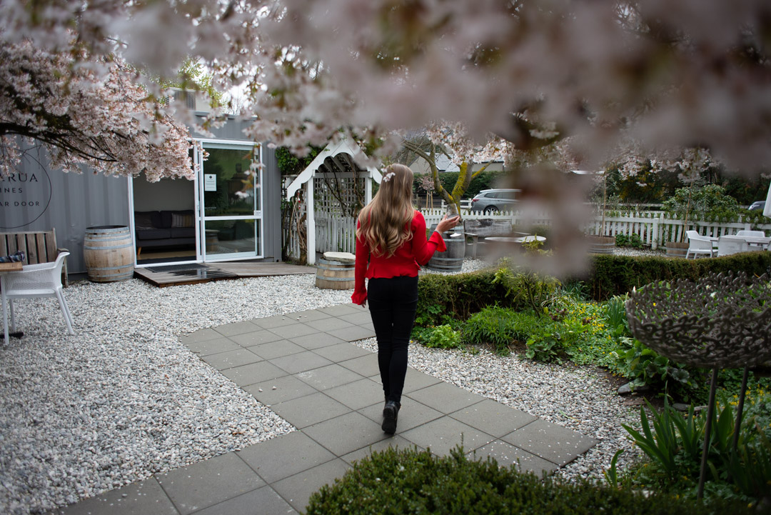 flowers at akarua winery