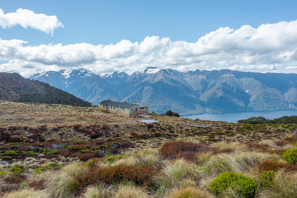 The Luxmore Hut on the Kepler Track, New Zealand