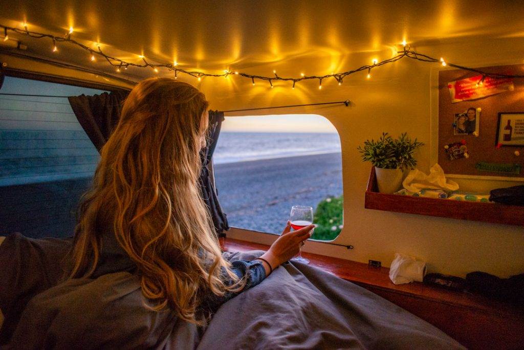 living in a self-contained van