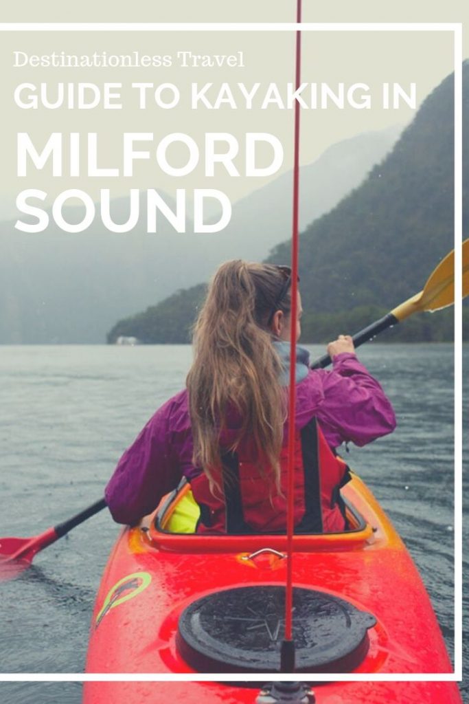 Kayaking in Milford Sound Pin