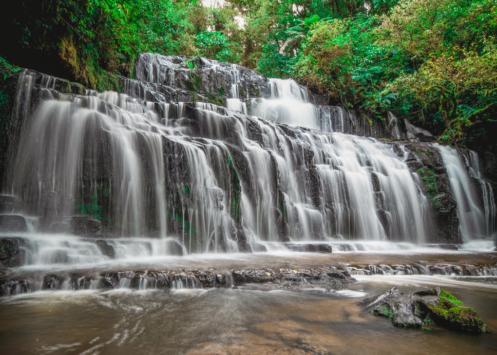 Purakaunui Falls in the Catlins