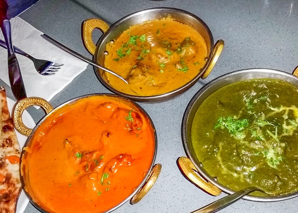 Curries at Boliwood, Queenstown