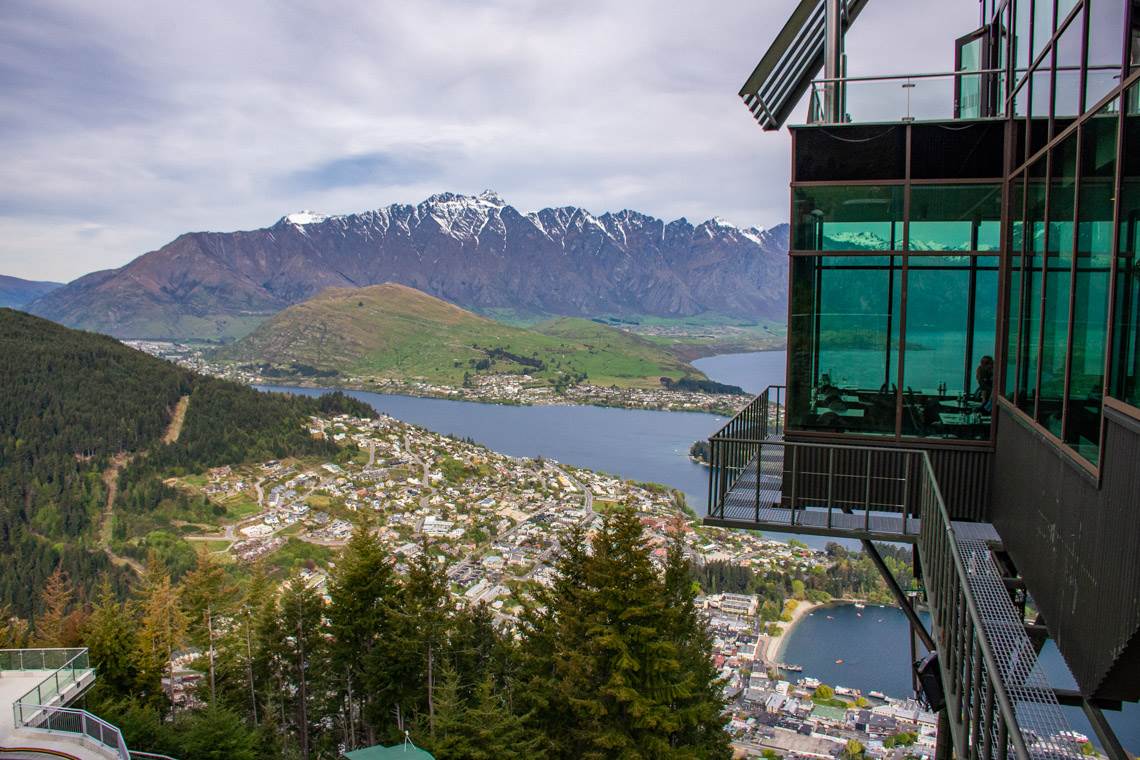 amazing view from skyline queenstown