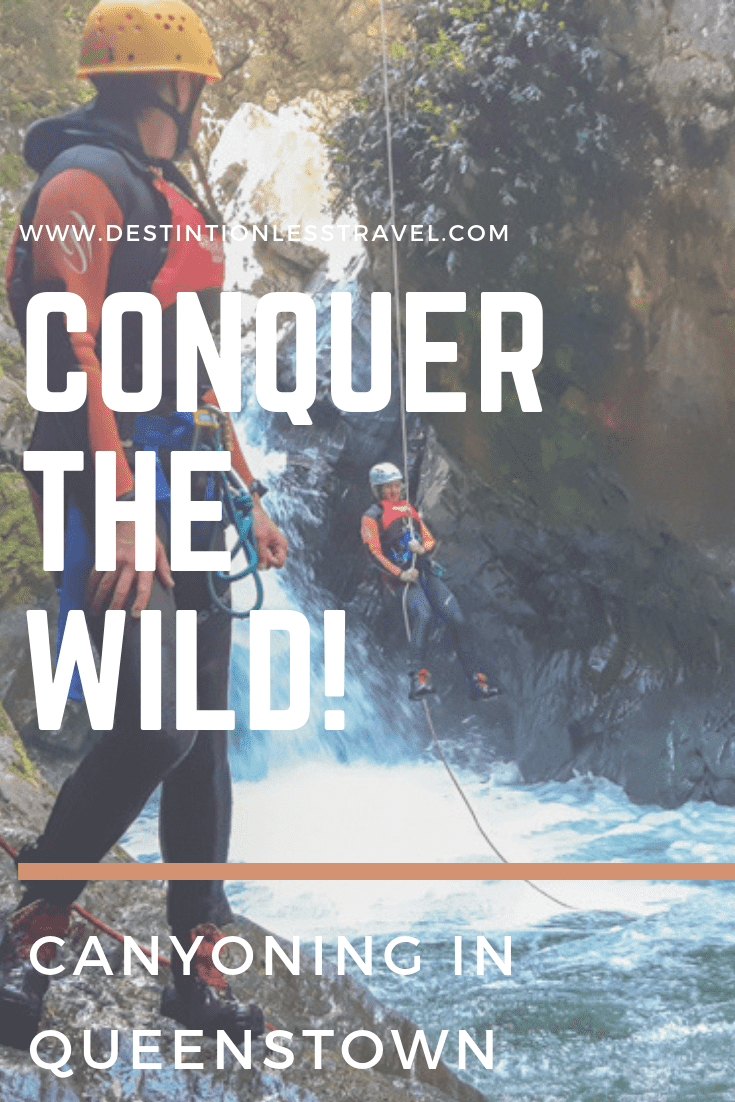 Canyoning in Queenstown pin