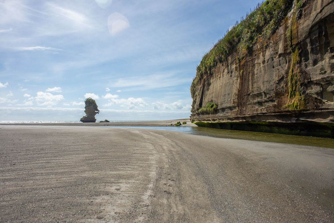 The Beach in Punakaiki, New Zealand