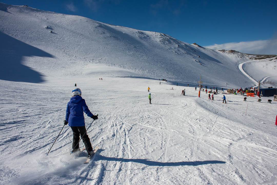 skiing during the Queenstown ski season