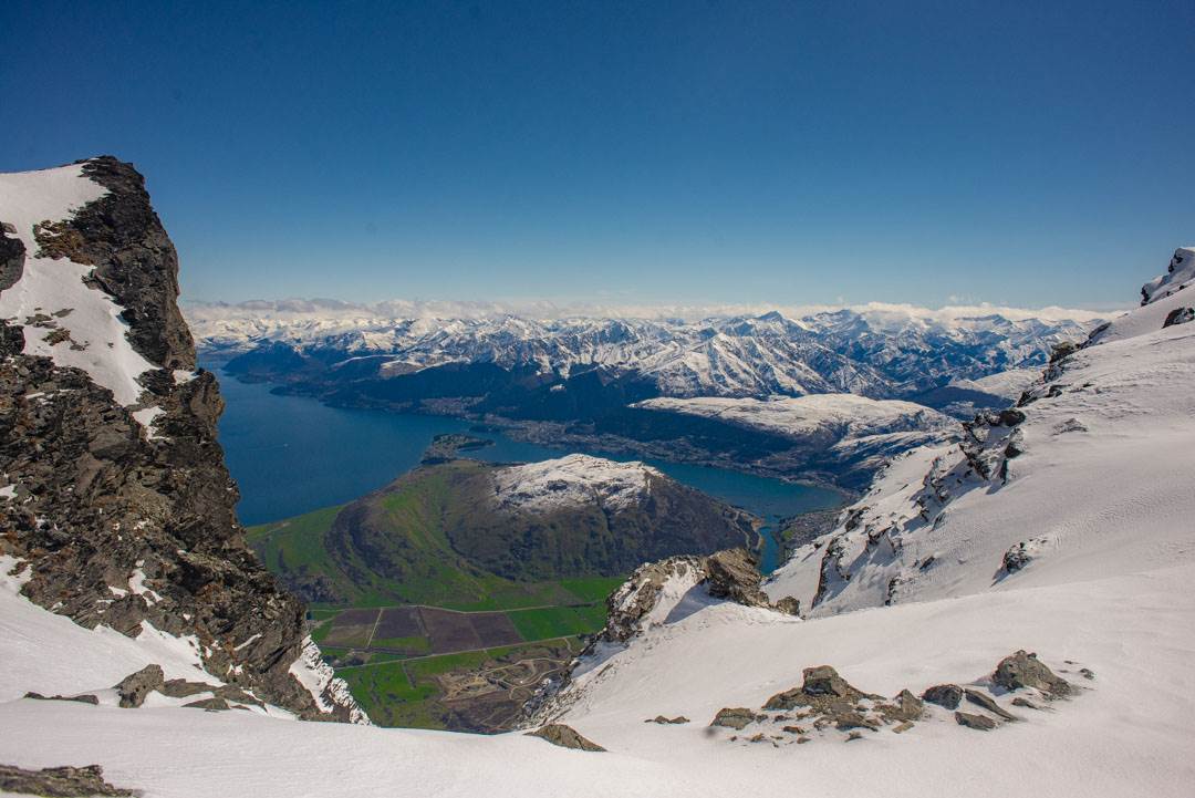View of Queenstown from the Remarkables