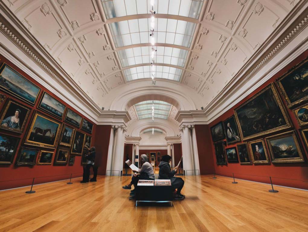 Art gallery in the Auckland Museum