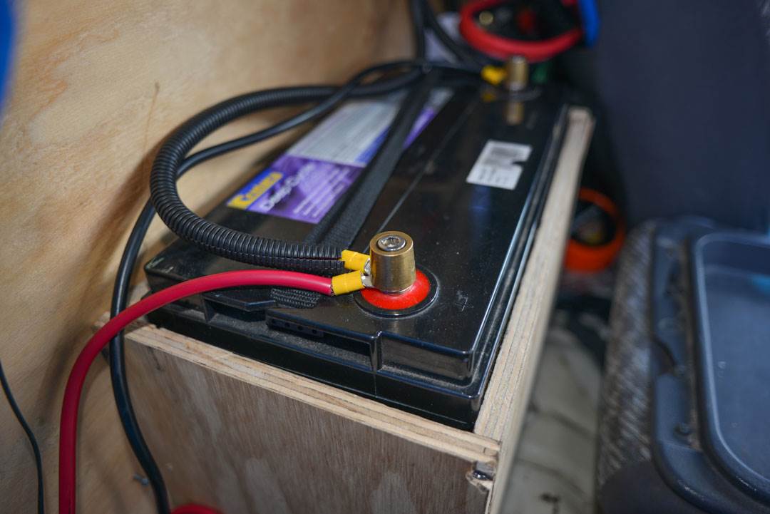 battery in a campervan to watch out for when buying a campervan in New Zealand