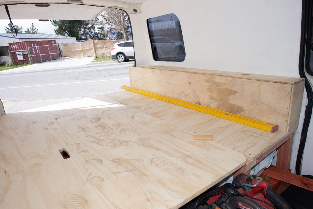 installing the bed frame