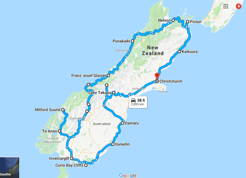 New Zealand road trip ideas