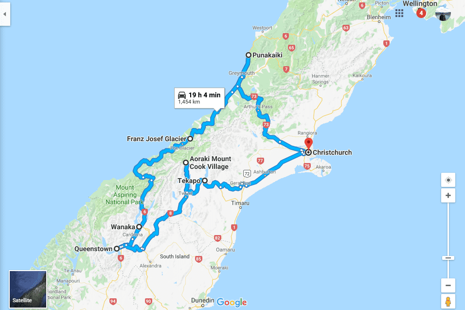 2 week South Island itinerary