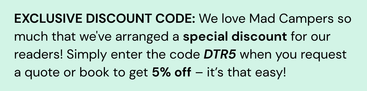 Destinationless Discount Mad Campers