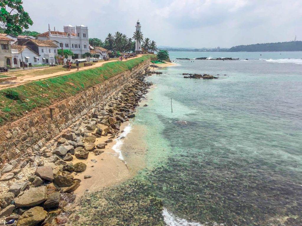 Galle Fort on the coast of Sri Lanka.