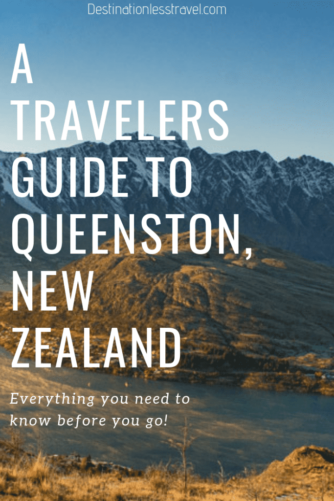 Queenstown, New Zealand travel guide pin