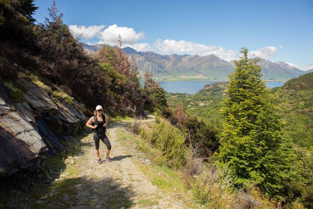 Hiking the Mt Crichton loop track in Queenstown, New Zealand