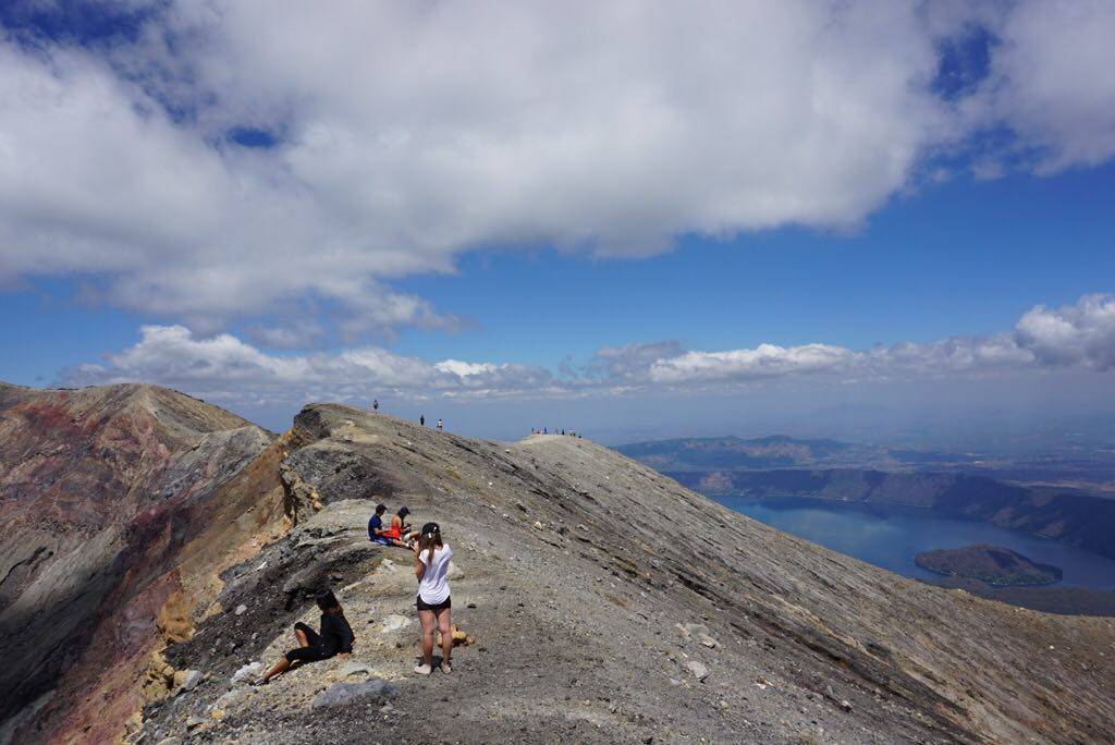 view from santa ana volcano