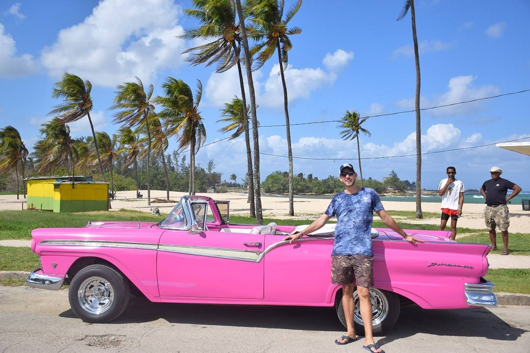 fancy cars and beaches are common in cuba