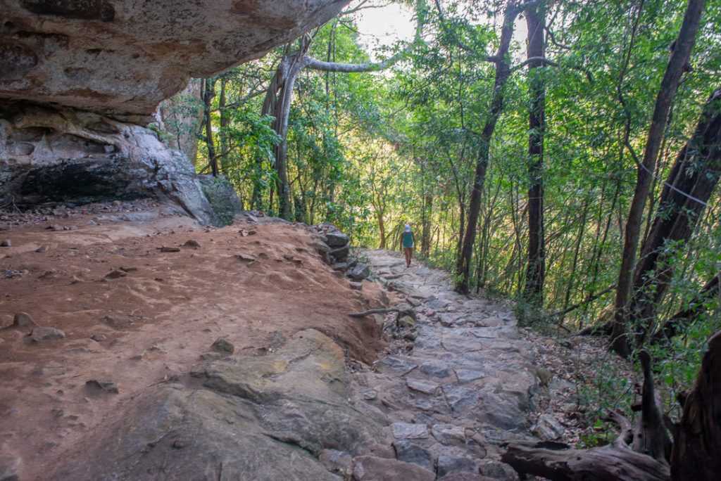 The path to the top of Pidurangala Rock!