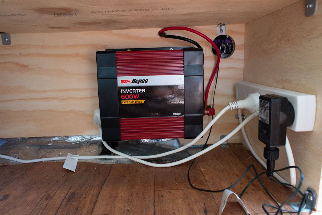 the inverter in my campervan